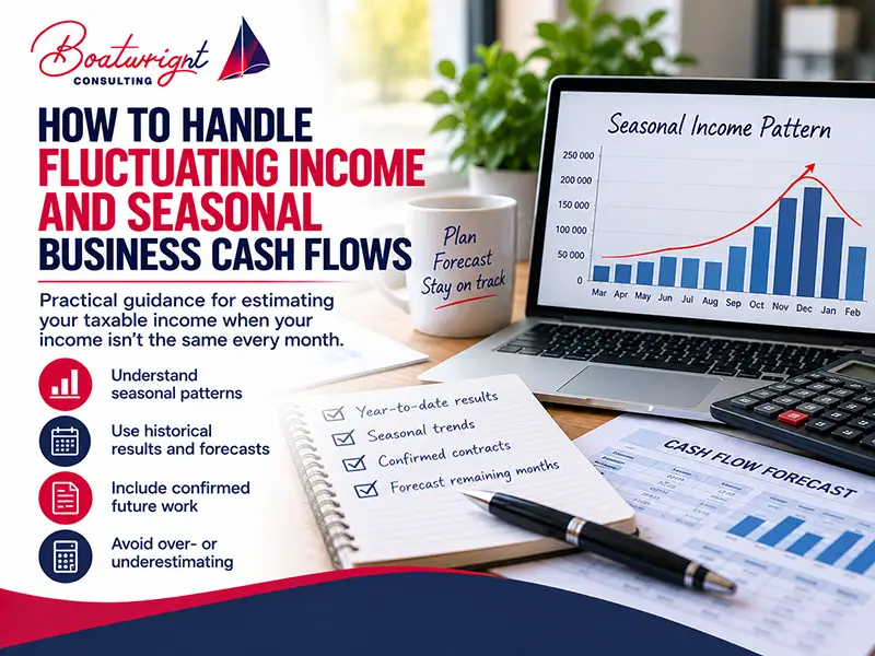 How to Handle Fluctuating Income and Seasonal Business Cash Flows
