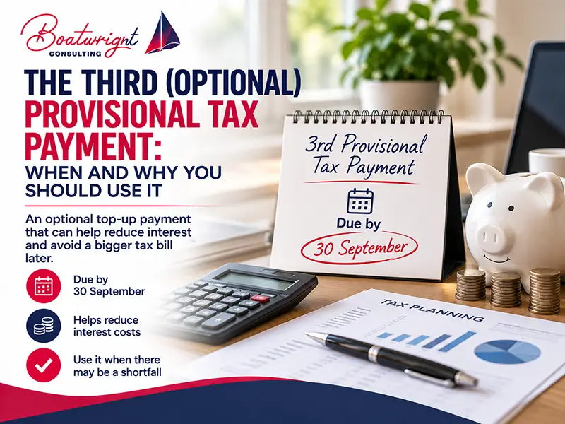 The Third (Optional) Provisional Tax Payment: When and Why You Should Use It